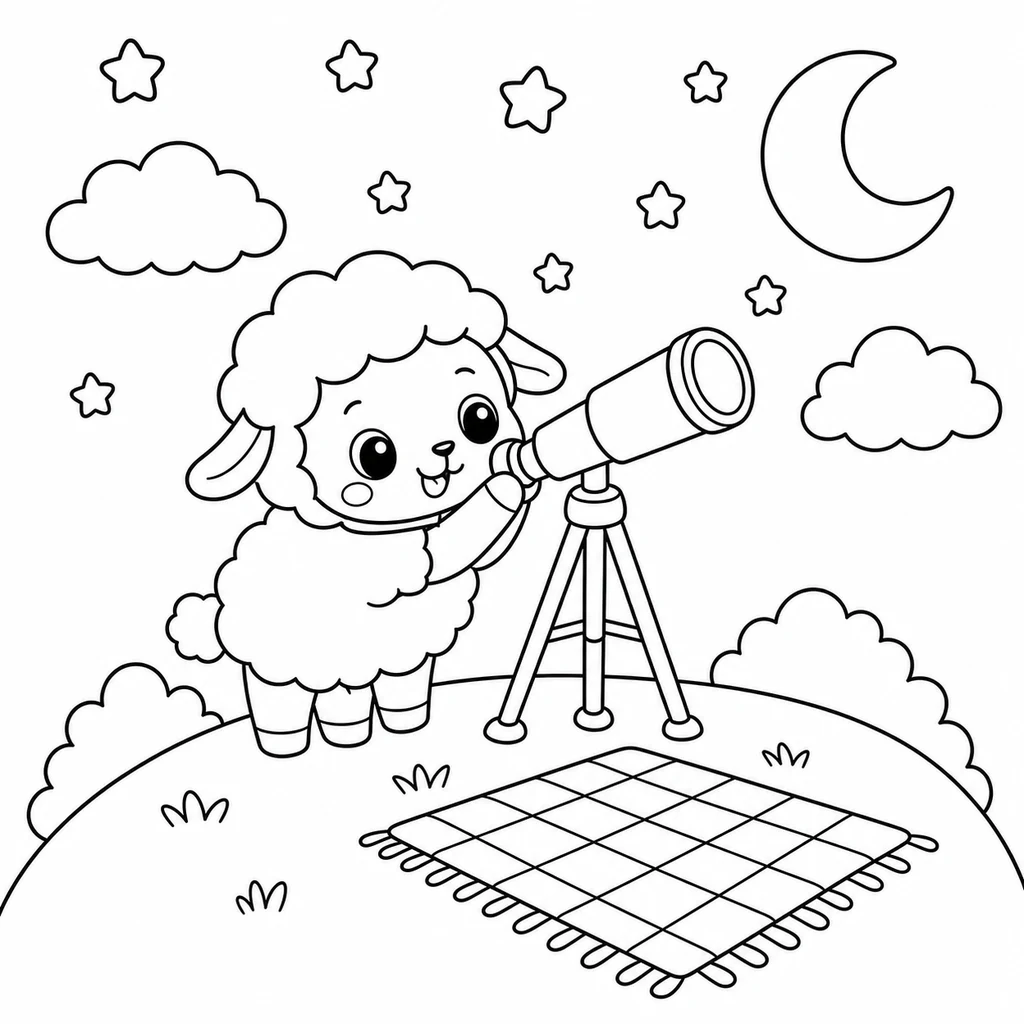 Disegno di Pecora 19 da colorare