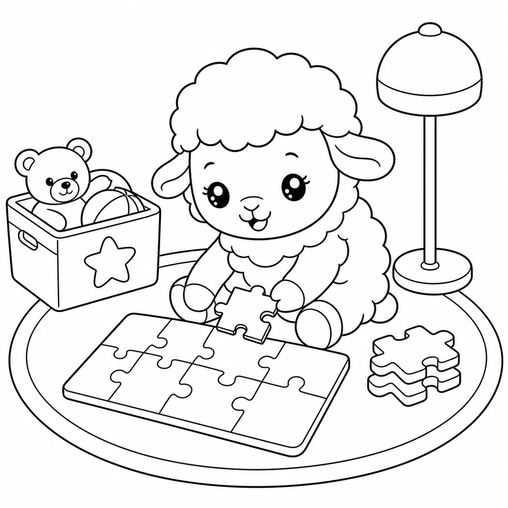 Disegno di Pecora 27 da colorare