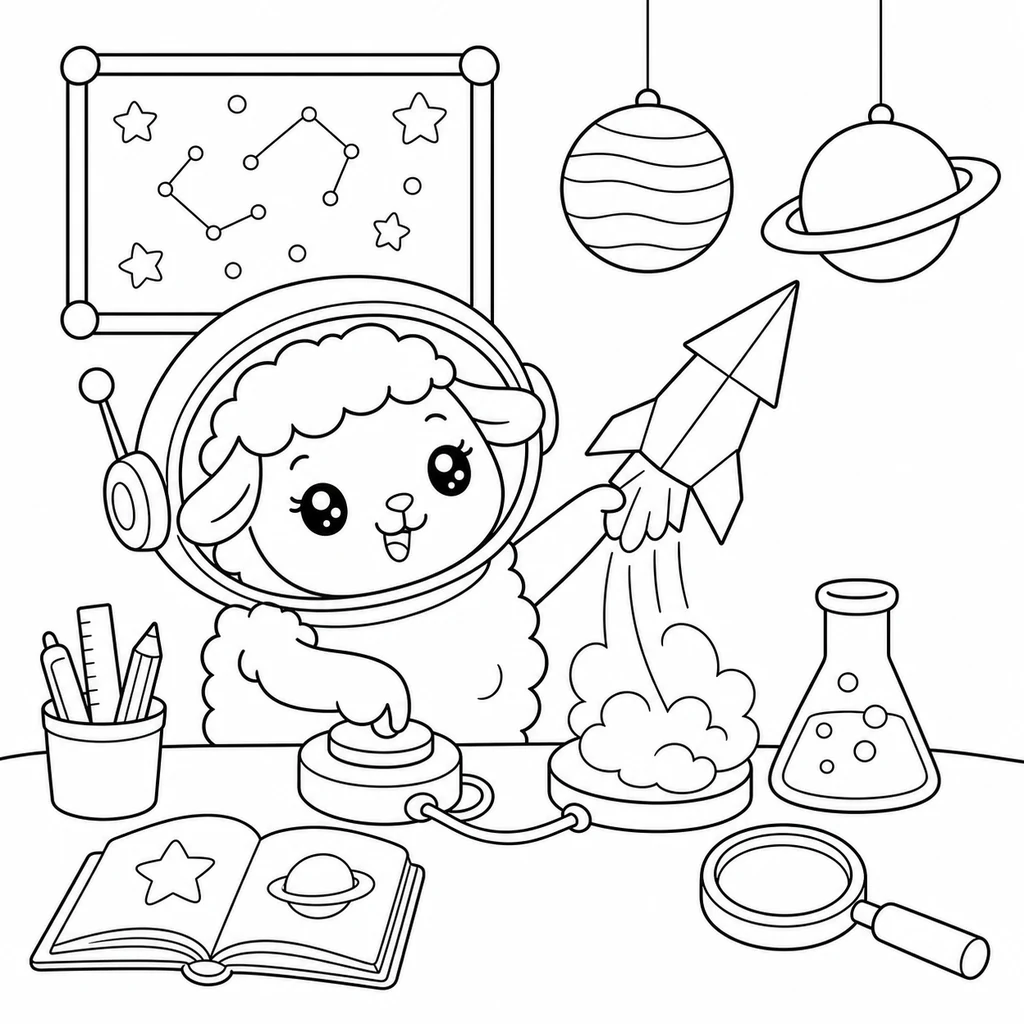 Disegno di Pecora 30 da colorare