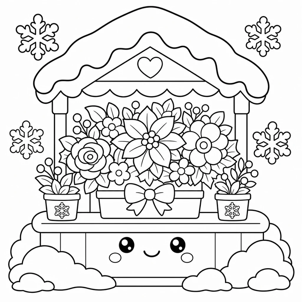 Coloriage : Neige n°30