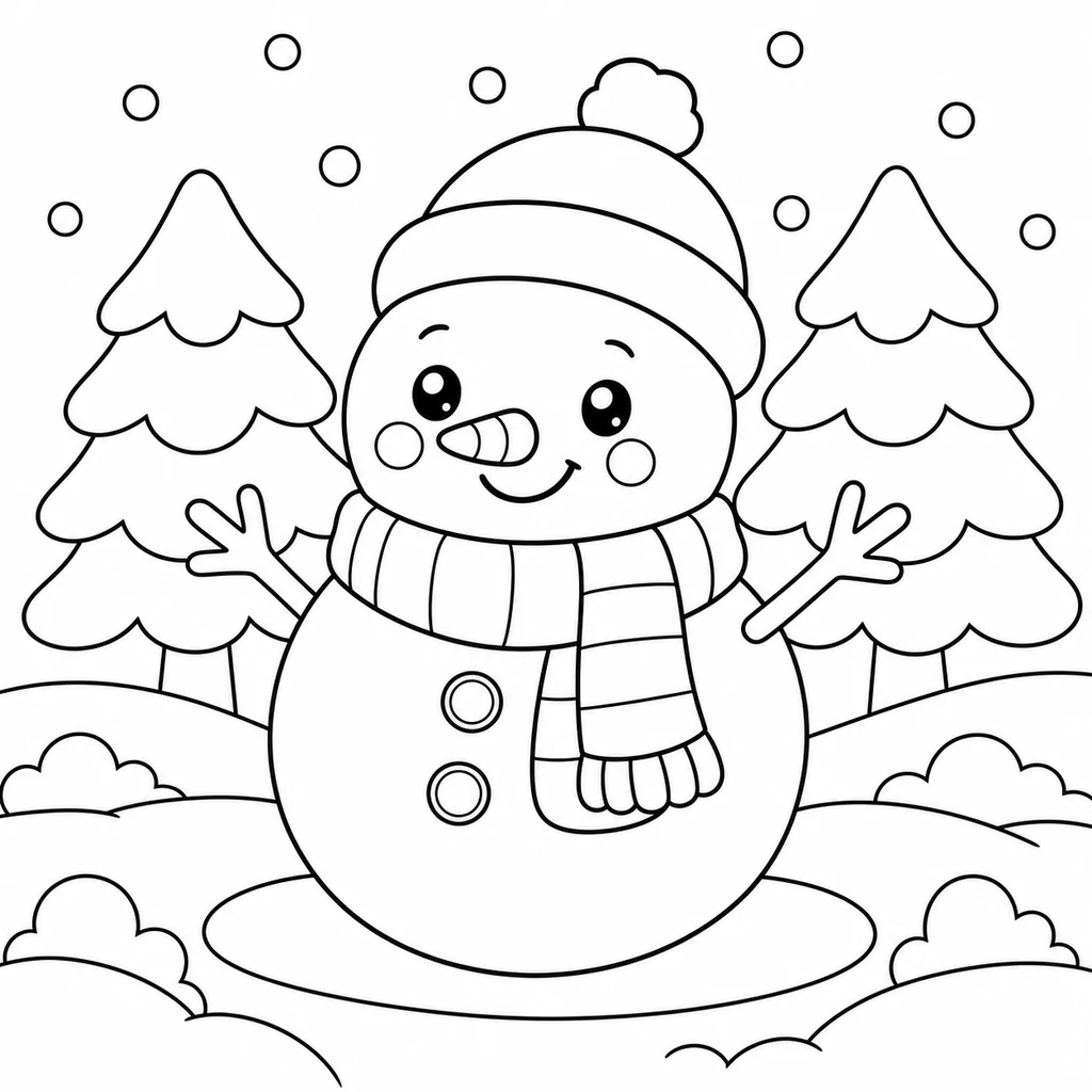 Coloriage : Flocon de neige n°1