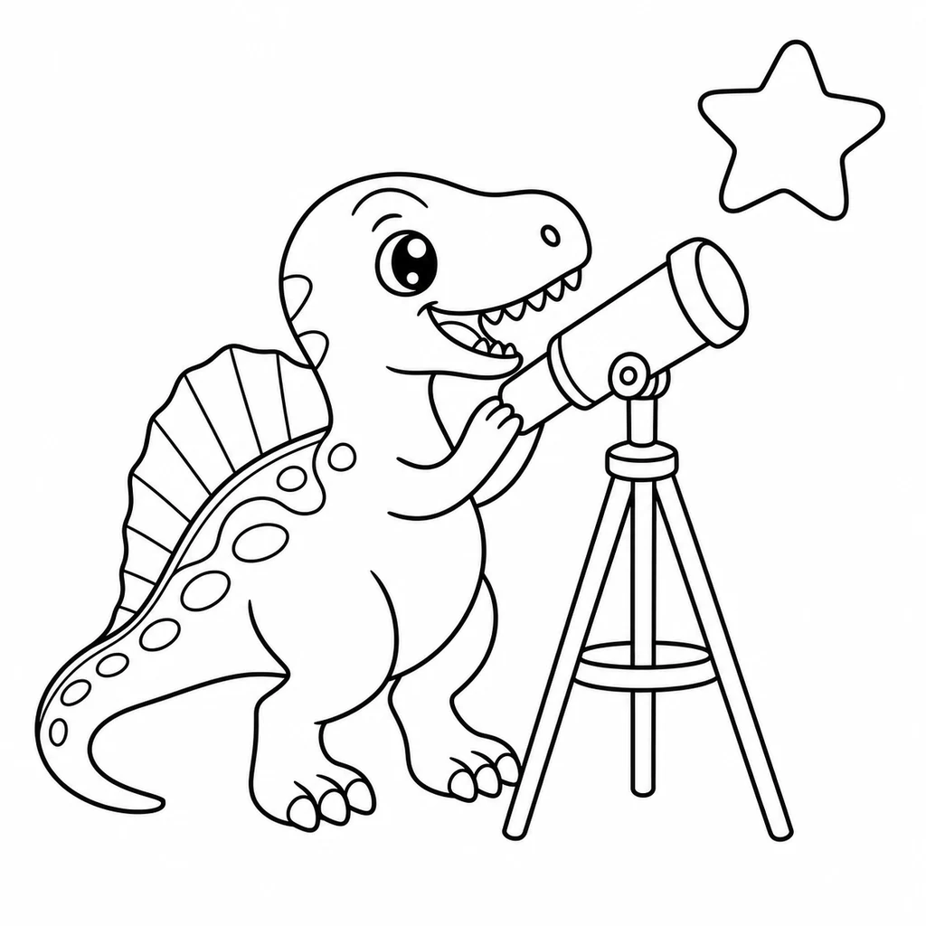 Spinosaurus 16 zum Ausmalen