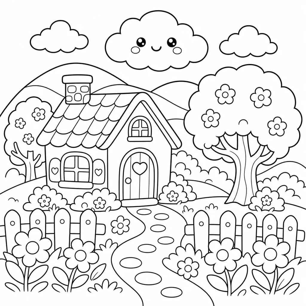 Disegni di albe da colorare