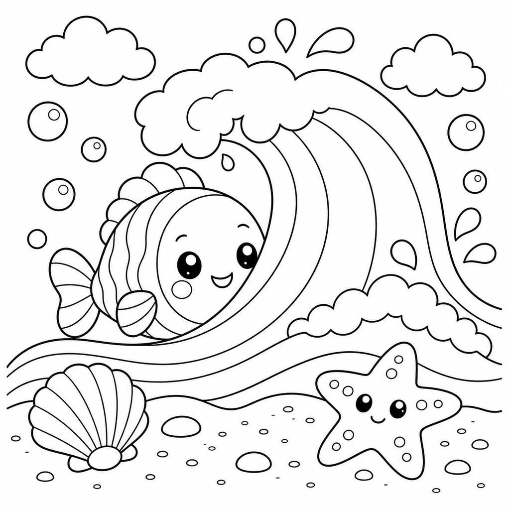 Disegno di alba 5 da colorare