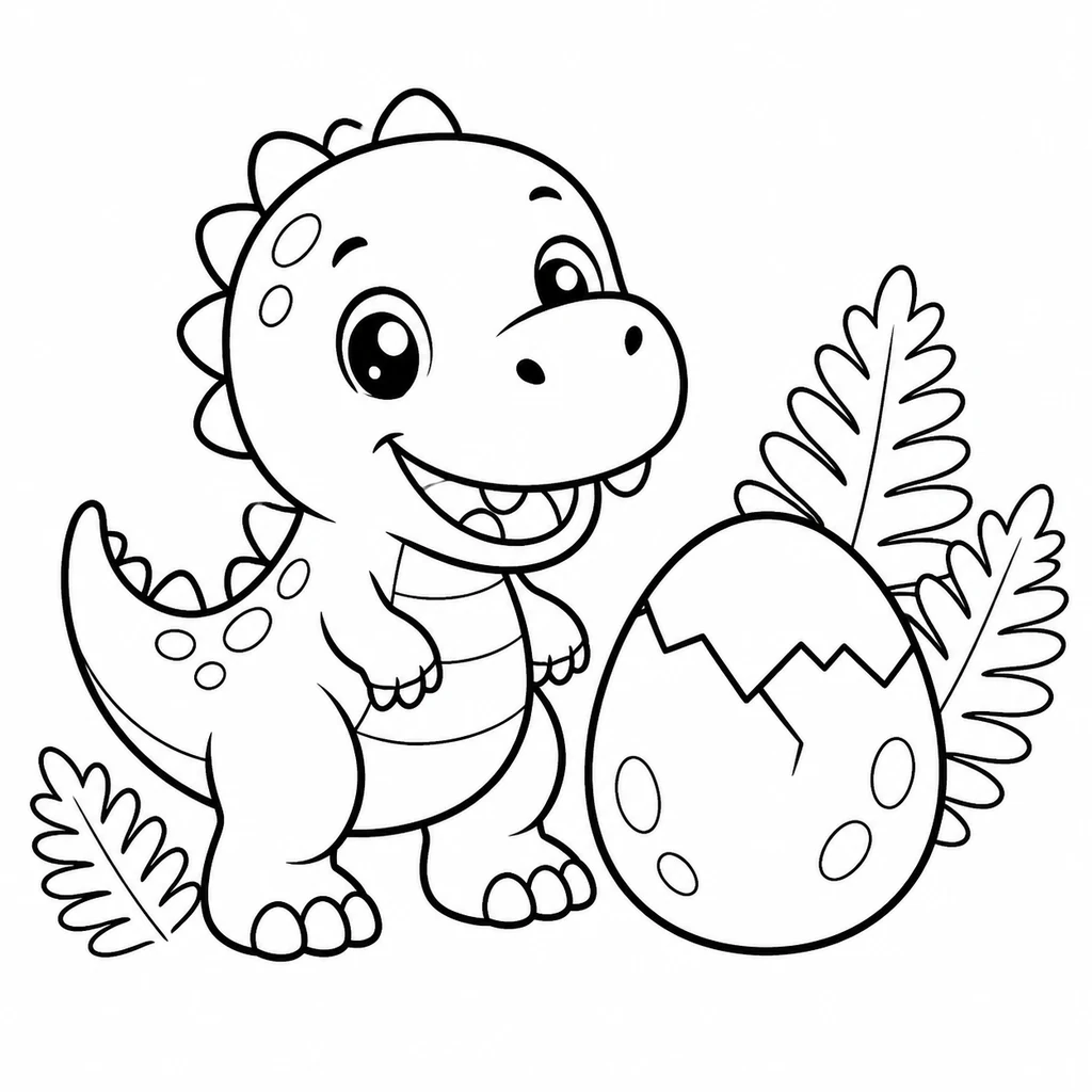 T-Rex 1 zum Ausmalen