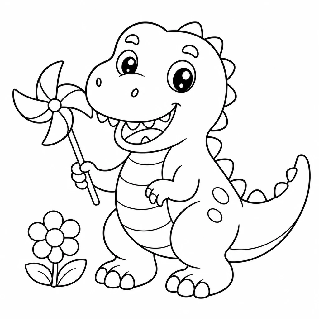 T-Rex 15 zum Ausmalen