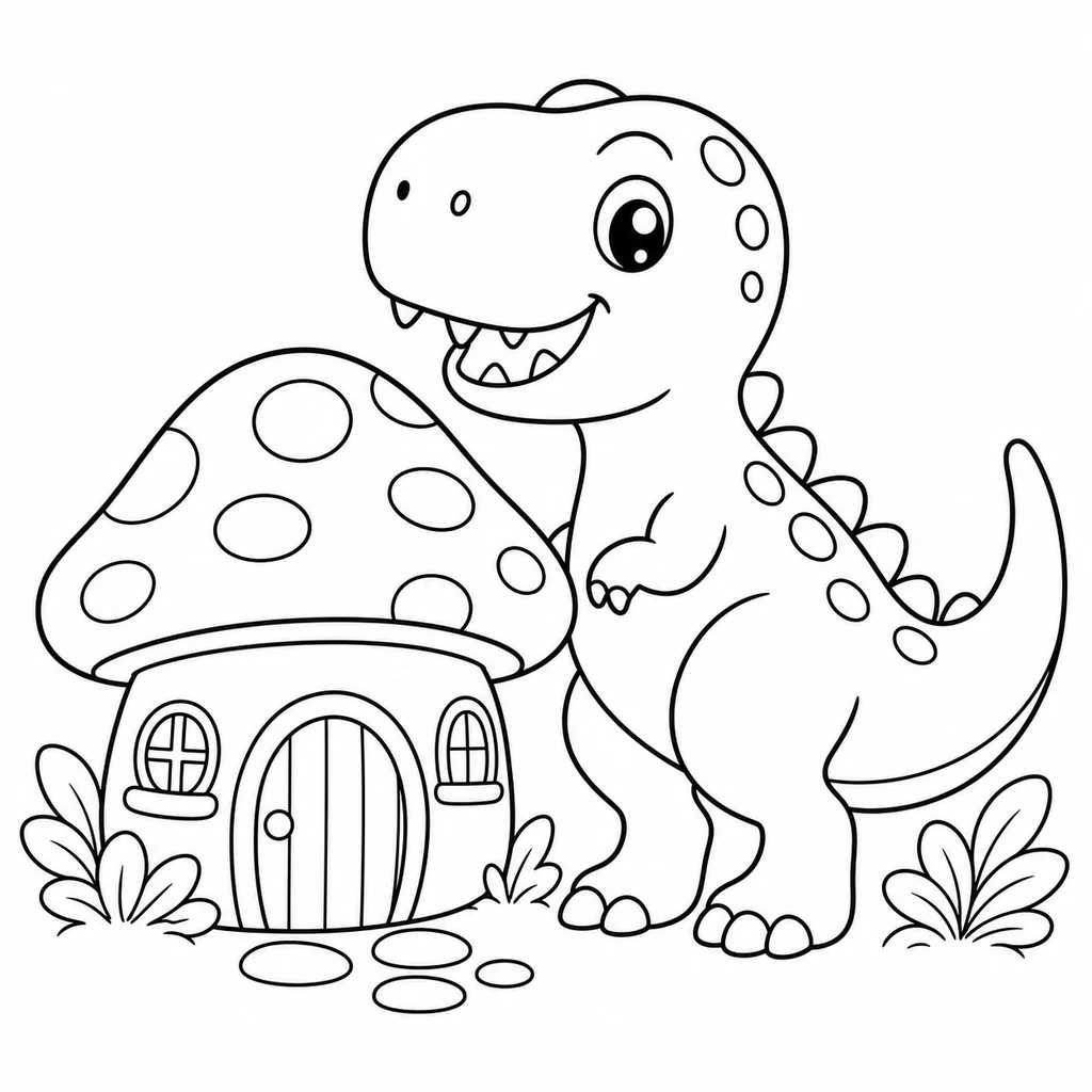 T-Rex 17 zum Ausmalen