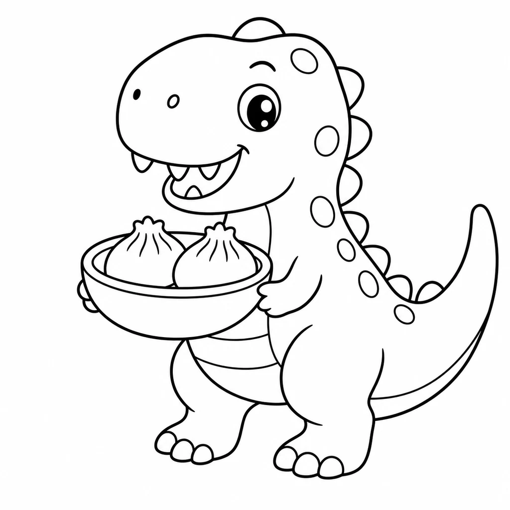 T-Rex 18 zum Ausmalen