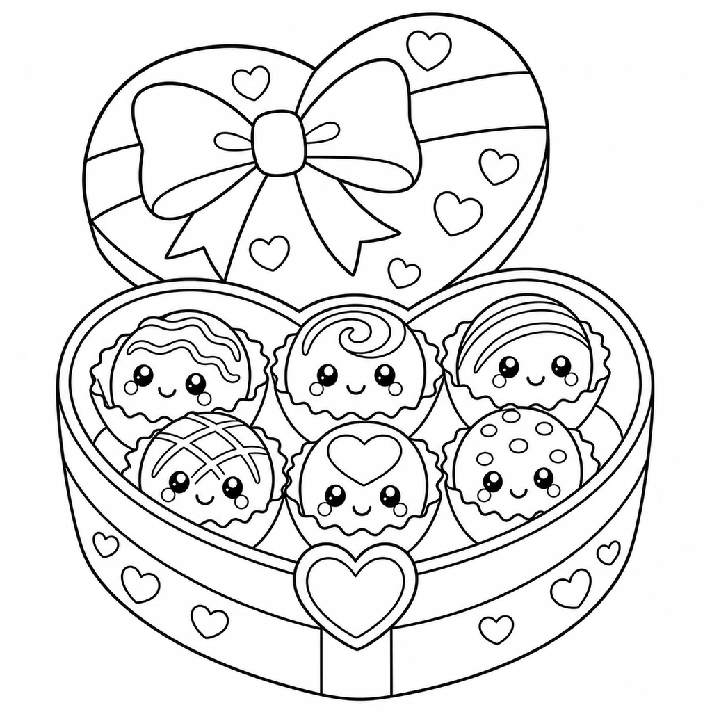Disegno di San Valentino 22 da colorare