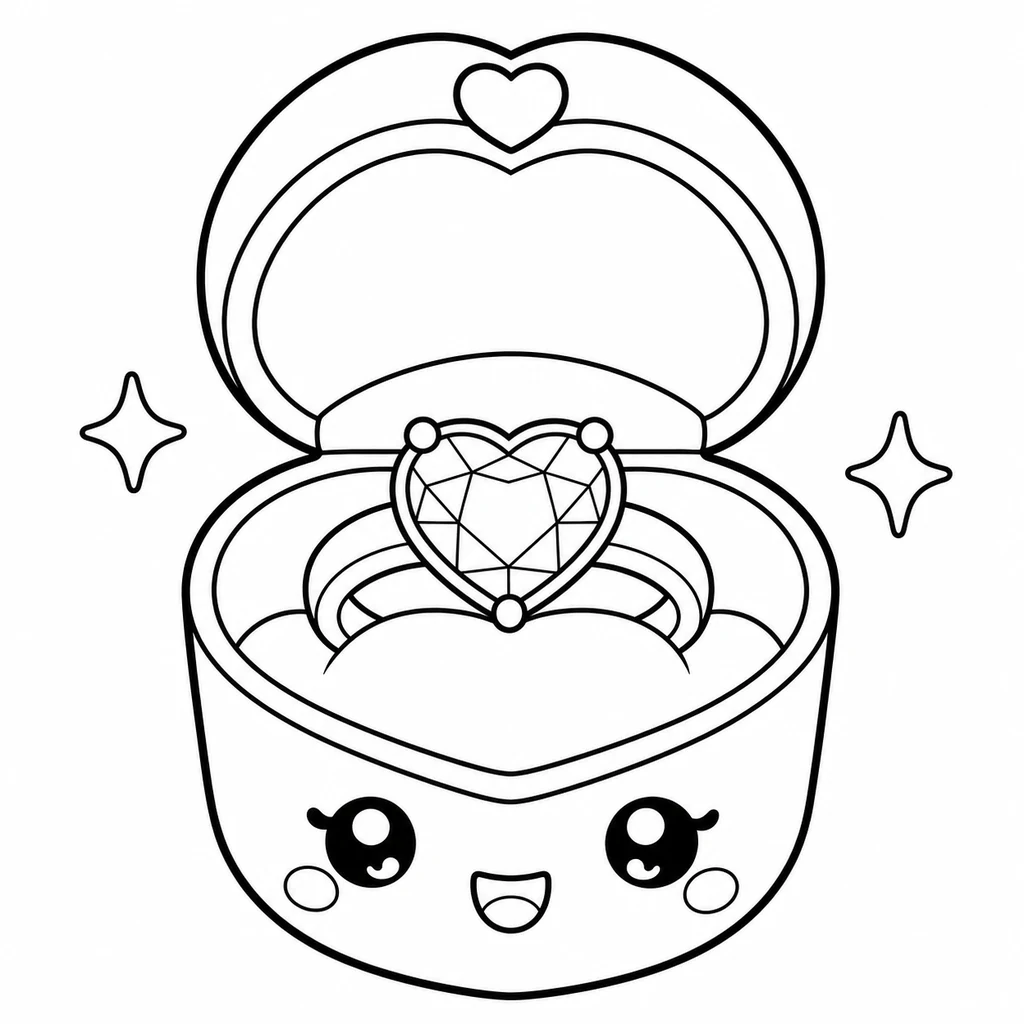 Disegno di San Valentino 25 da colorare