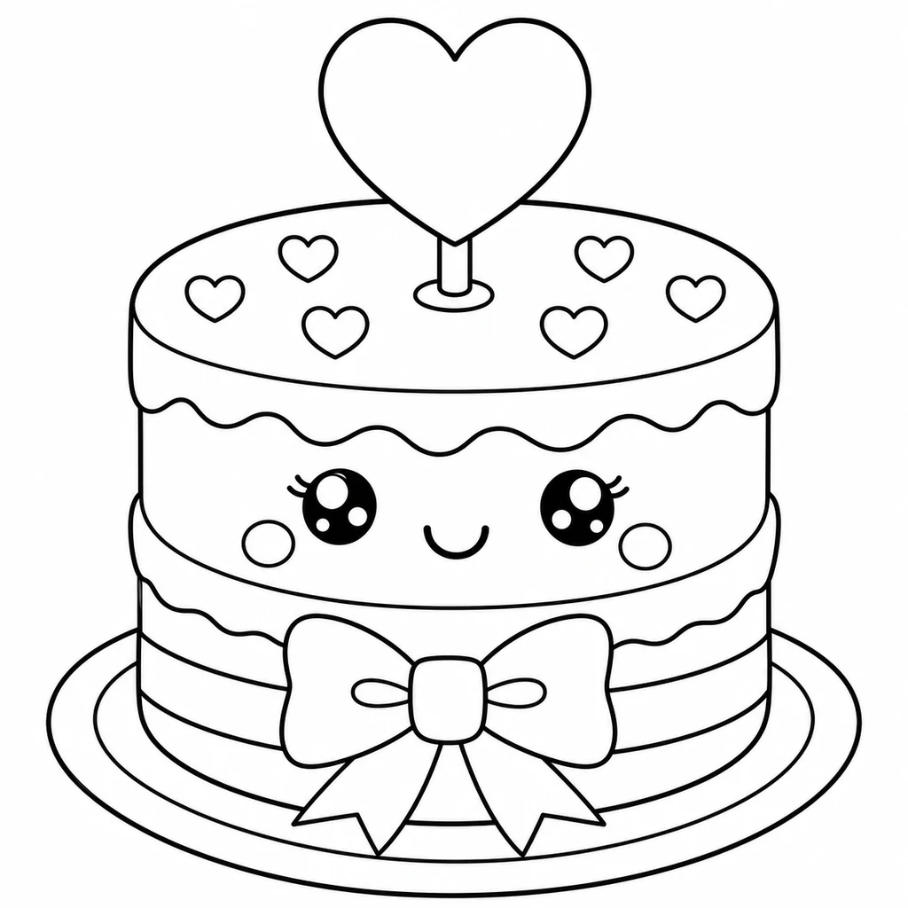 Disegno di San Valentino 27 da colorare