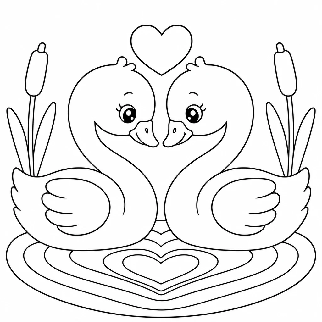 Disegno di San Valentino 28 da colorare