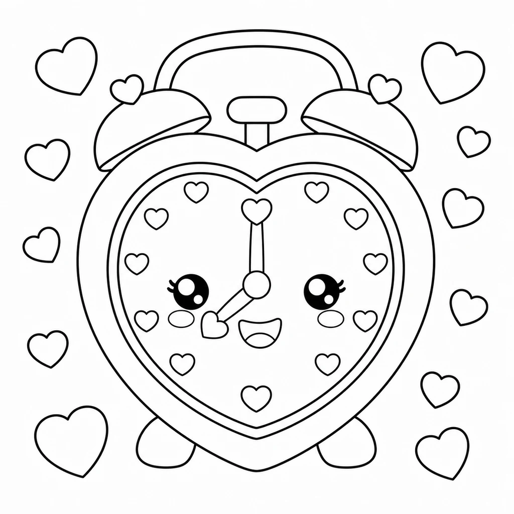 Disegno di San Valentino 34 da colorare