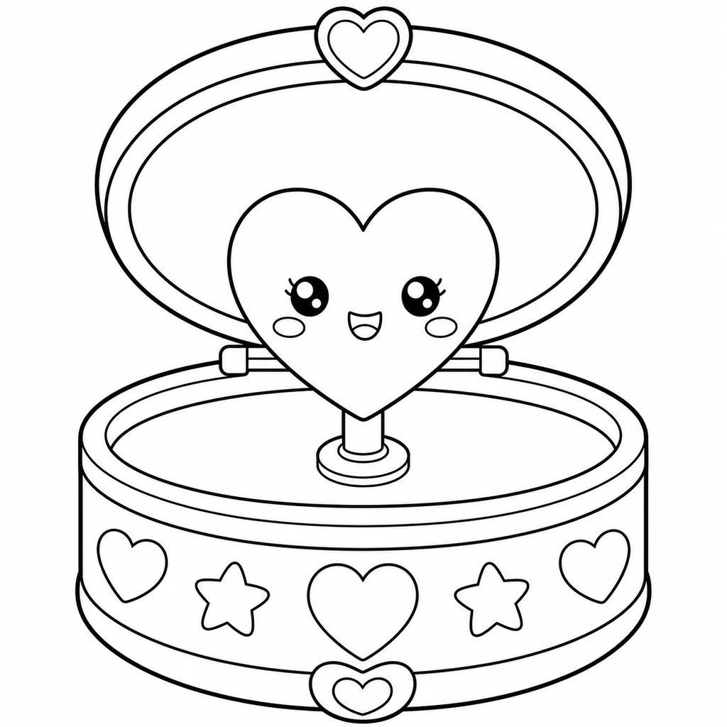 Disegno di San Valentino 35 da colorare