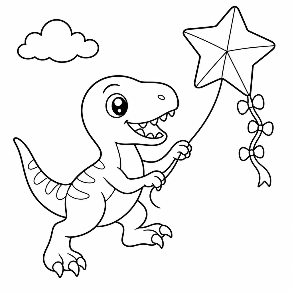 Velociraptor 11 zum Ausmalen