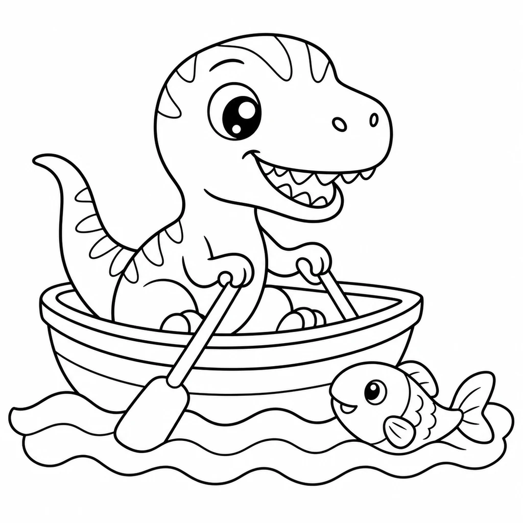 Velociraptor 12 zum Ausmalen