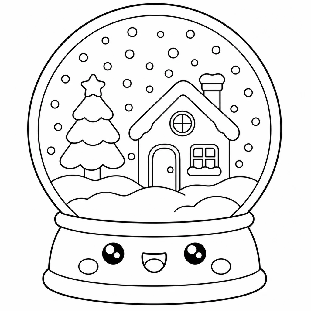 Disegno di inverno 18 da colorare