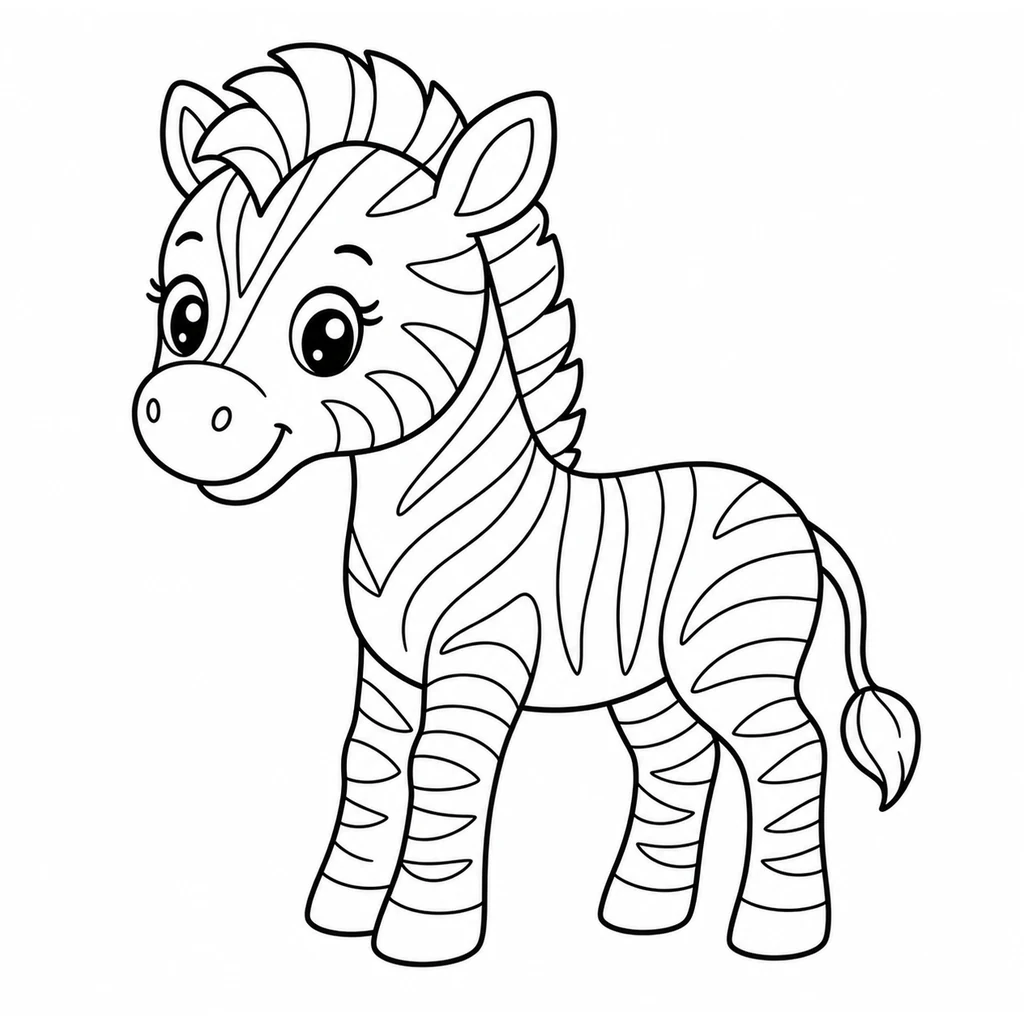 Coloriages de zèbres