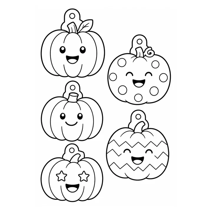 Guirnalda de calabazas imprimible
