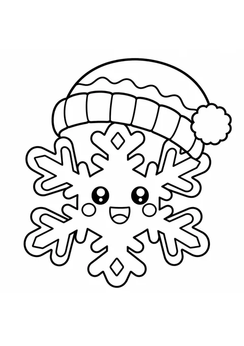 Copo de nieve decorativo 7 imprimibles