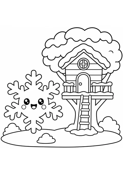 Copo de nieve decorativo 15 imprimibles