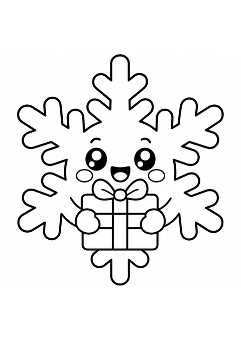 Copo de nieve decorativo 16 imprimibles