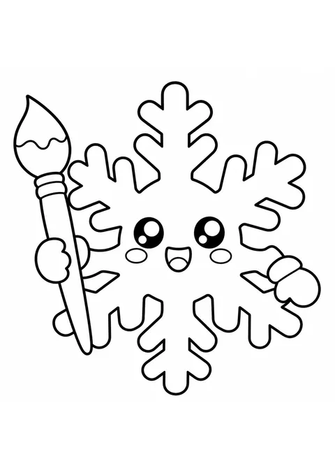 Copo de nieve decorativo 32 imprimibles