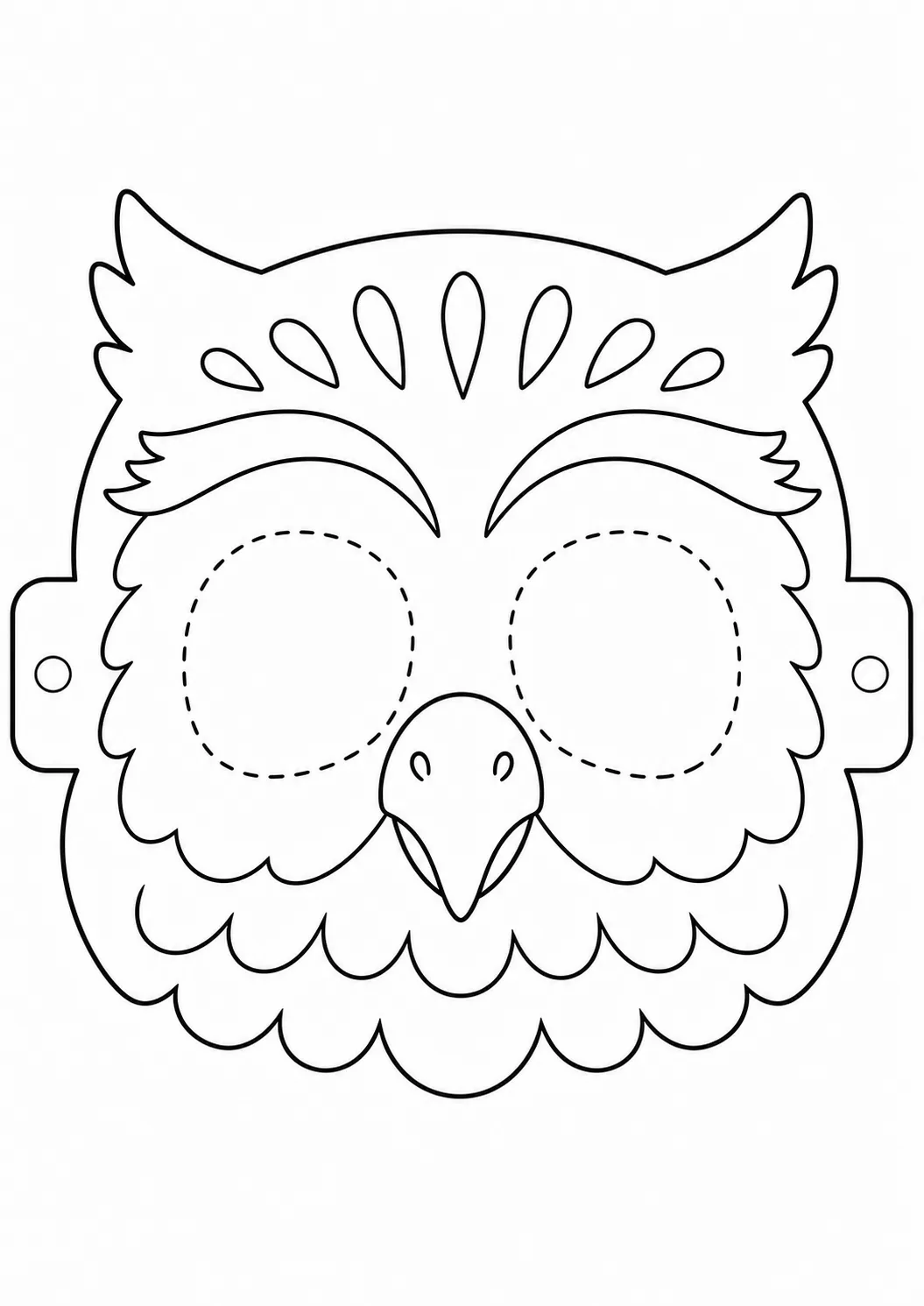 Máscara de Mono para imprimir