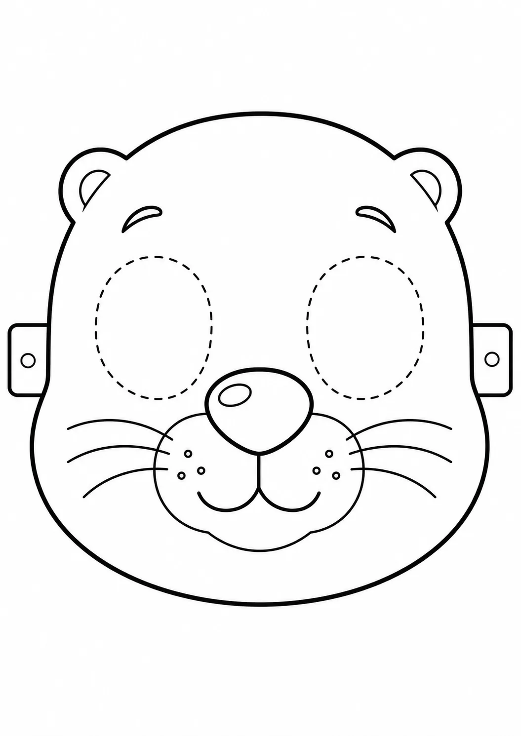 Máscara de Foca para imprimir